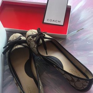 COACH FLATS SIZE 9.5
